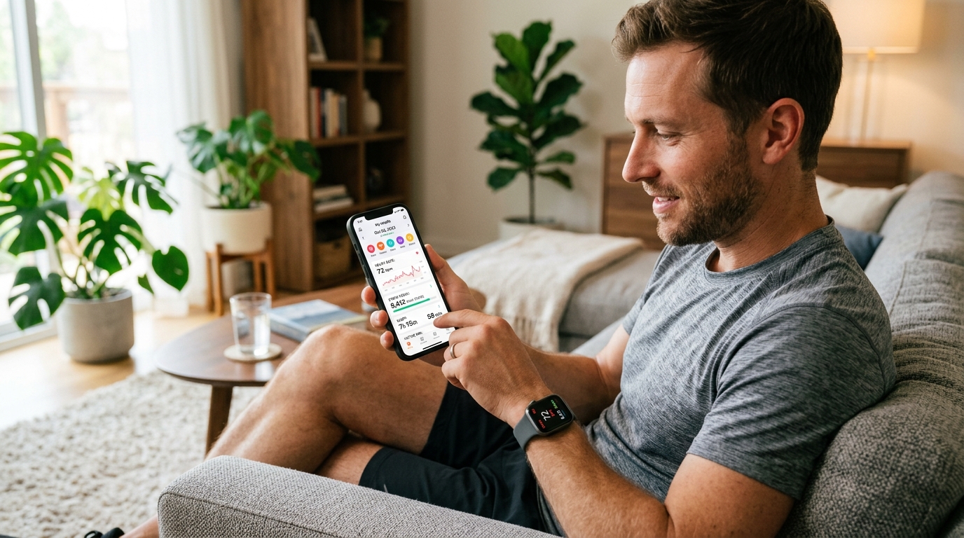 Chytrá hodinky a zdravotní monitoring aplikace